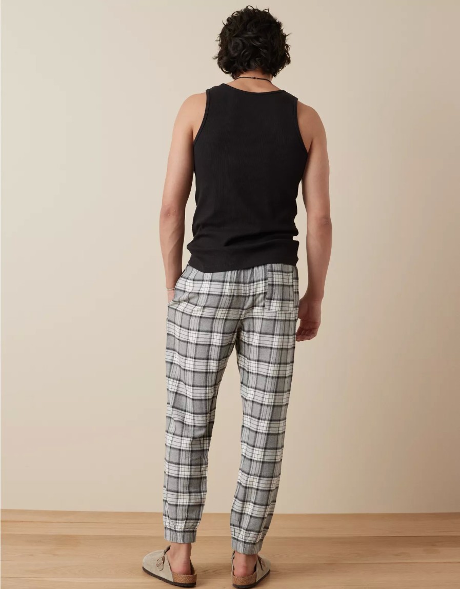 Men American Eagle | Ae Flannel Lounge Jogger