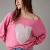 Women American Eagle | Ae Whoa So Soft Ballet-Neck Sweater