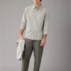 Men American Eagle | Ae Everyday Poplin Striped Button-Up Shirt