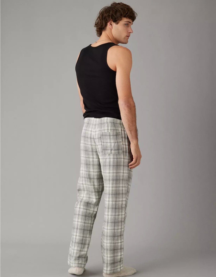 Men American Eagle | Ae Flannel Pj Pant