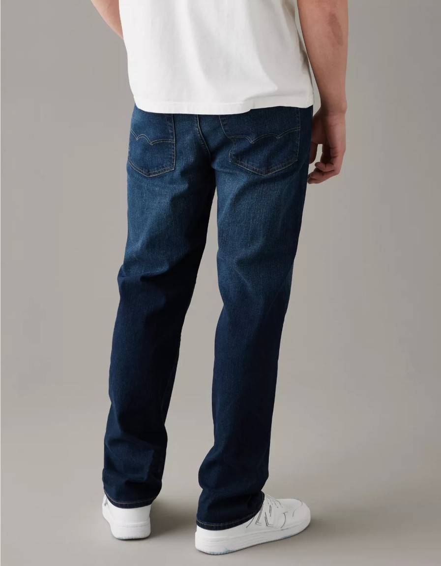 Men American Eagle | Ae Airflex+ Relaxed Straight Jean