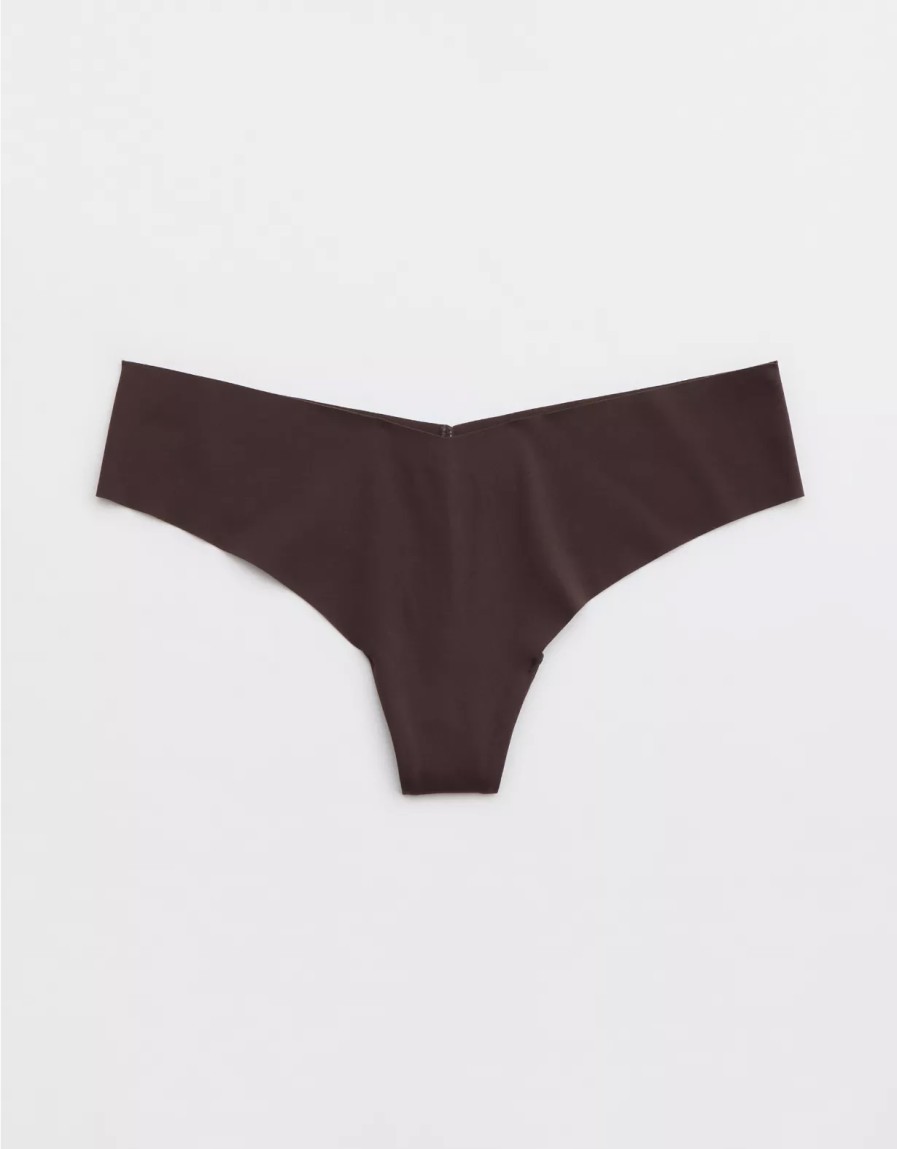 Women American Eagle | Smoothez No Show Thong Underwear < Jeanshtsale