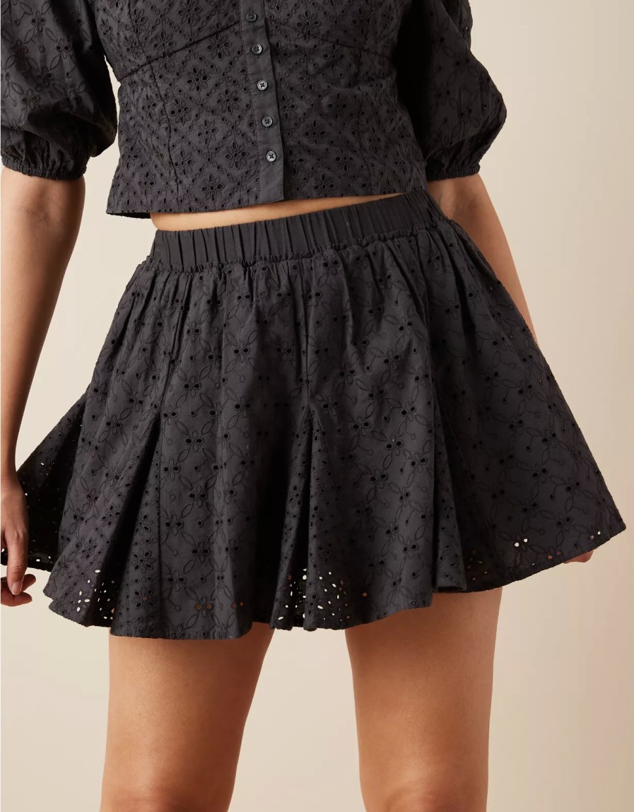 Women American Eagle | Ae High-Waisted Mini Skort