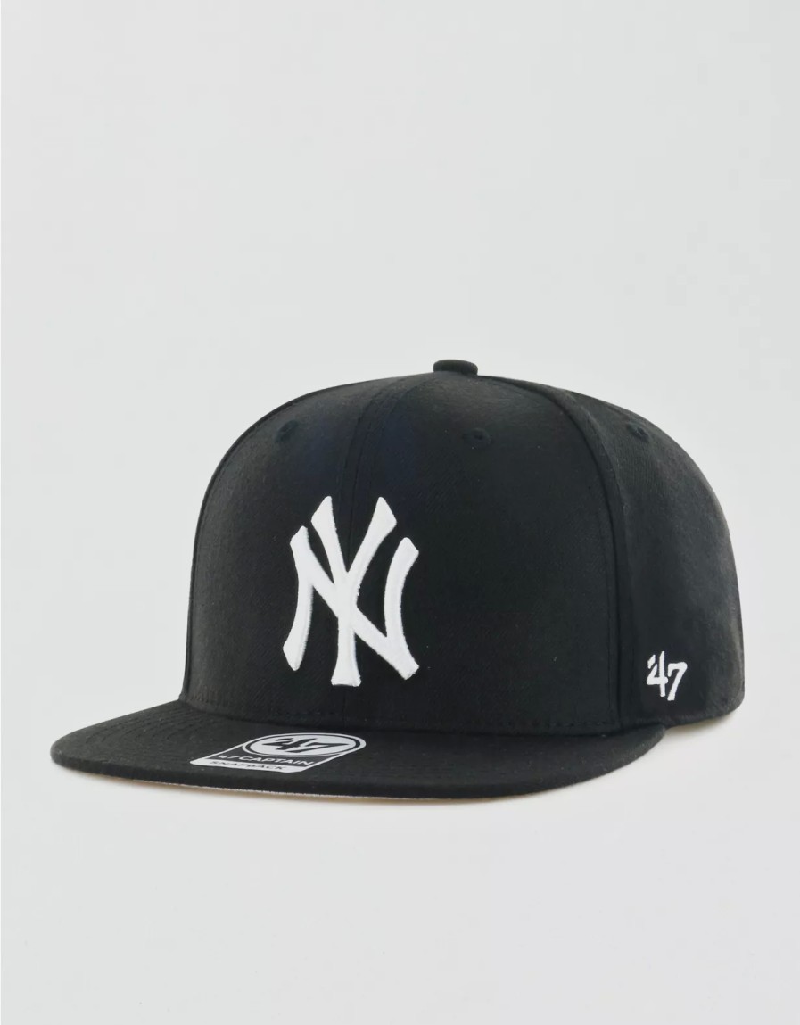 Men American Eagle | 47 Yankees Fitted Flat Bill Baseball Cap