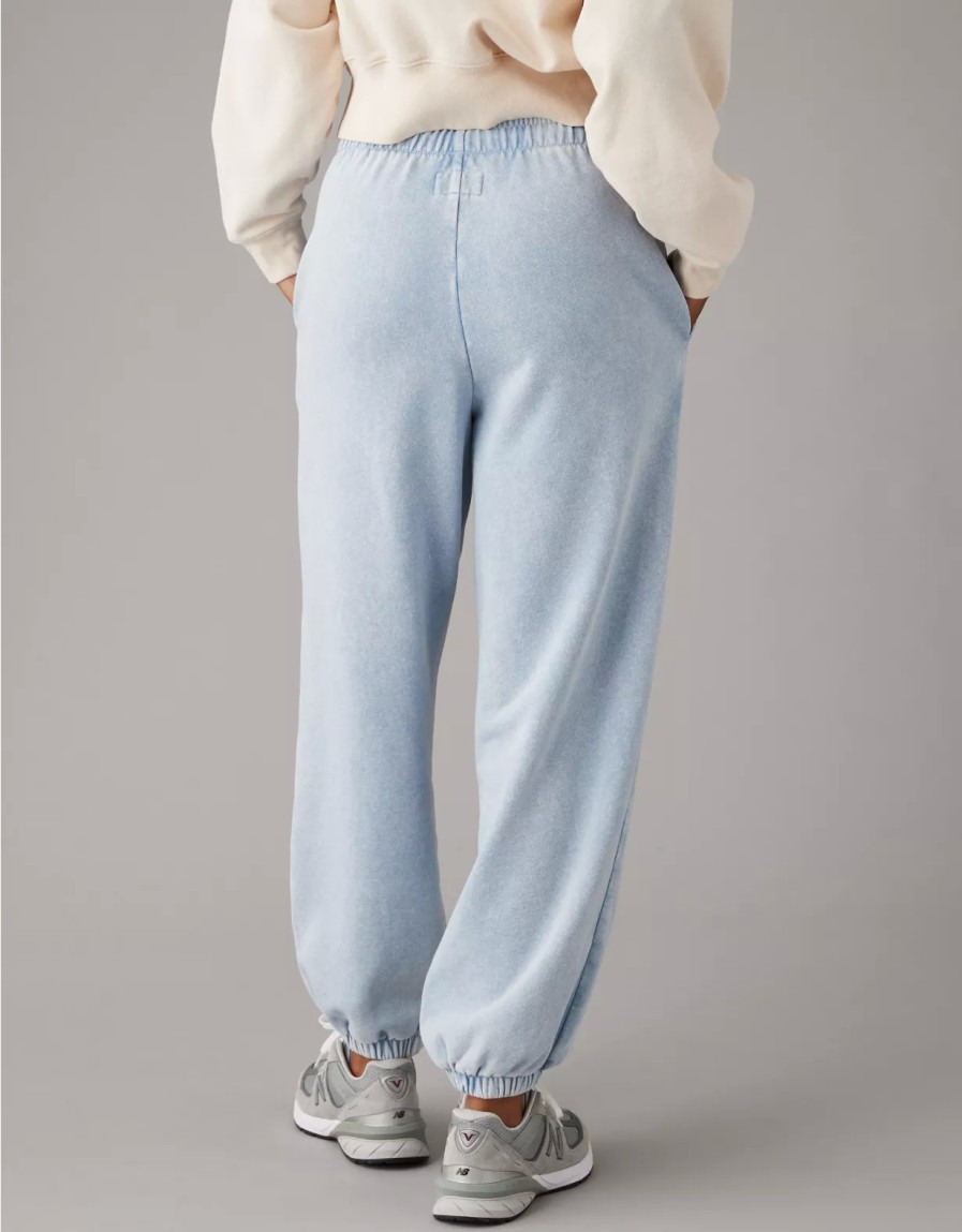 Women American Eagle | Ae High-Waisted Baggiest Fleece Jogger