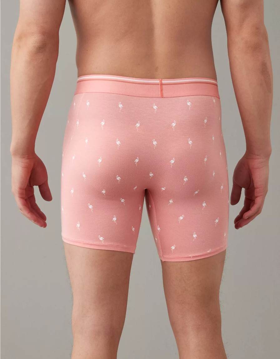 Men American Eagle | Aeo Flamingos 6" Ultra Soft Boxer Brief