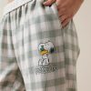 Women American Eagle | Ae Peanuts St. Patrick'S Day Pj Pant