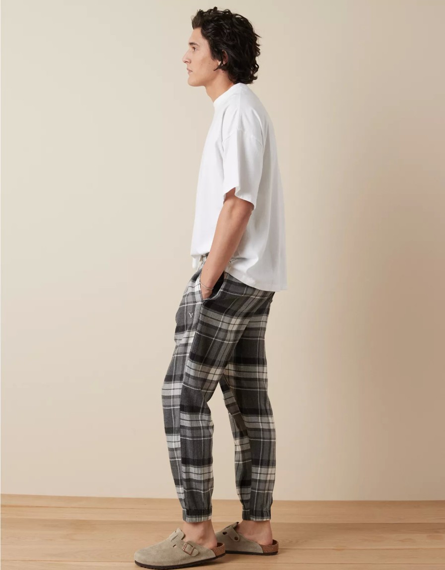 Men American Eagle | Ae Flannel Lounge Jogger