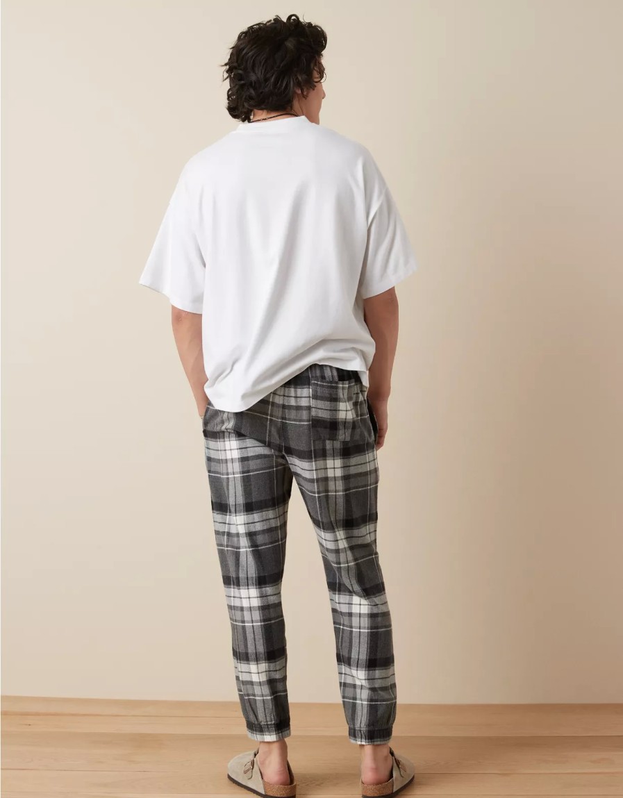 Men American Eagle | Ae Flannel Lounge Jogger