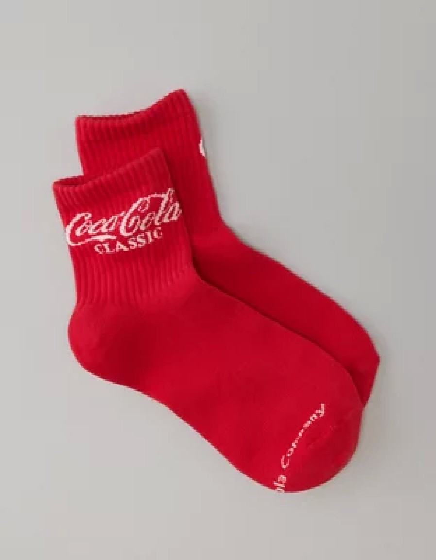 Women American Eagle | Ae Coke Boyfriend Socks