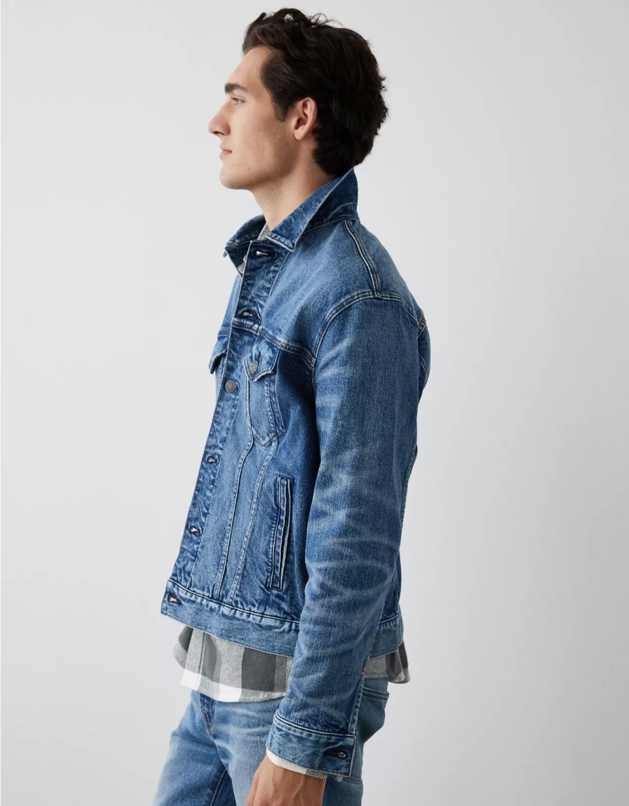 Men American Eagle | Ae Denim Trucker Jacket