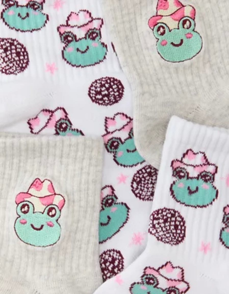 Women American Eagle | Ae Cowgirl Frog Bobby Socks 2-Pack