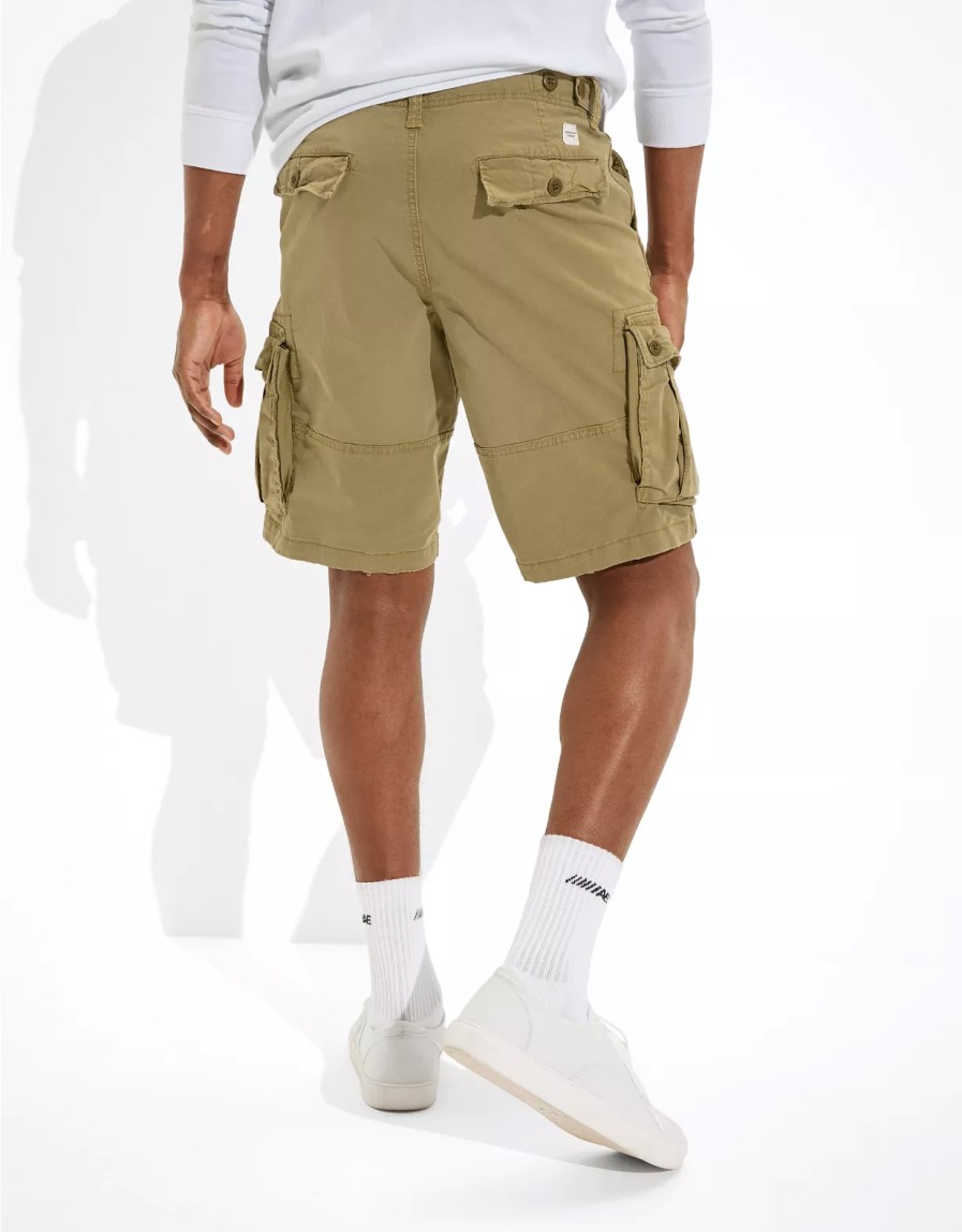 Men American Eagle | Ae Flex 10" Lived-In Cargo Short