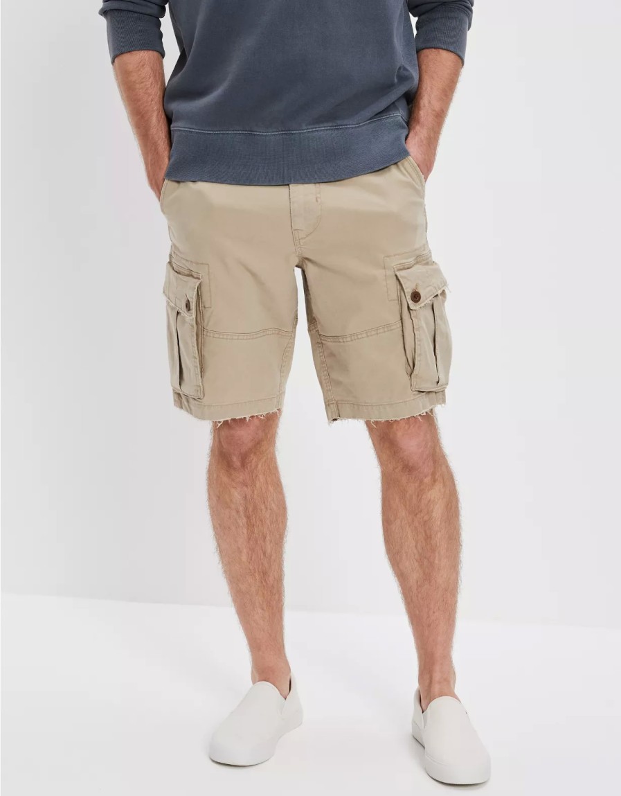 Men American Eagle | Ae Flex 10" Lived-In Cargo Short