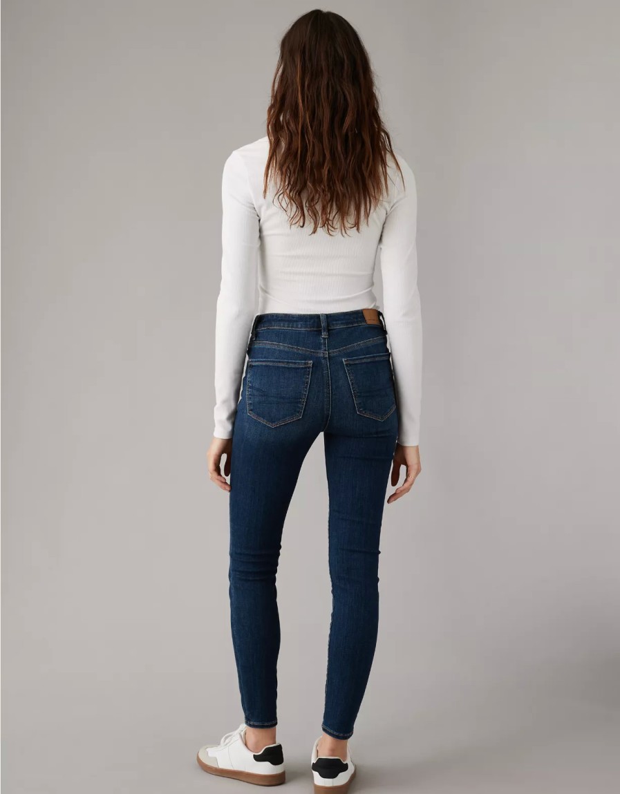 Women American Eagle | Ae Next Level High-Waisted Jegging Crop