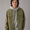 Men American Eagle | Ae Oversized Shirt Jacket