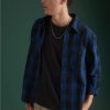 Men American Eagle | Ae77 Premium Flannel Shirt