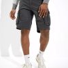 Men American Eagle | Ae Flex 12" Lived-In Longer Length Cargo Short