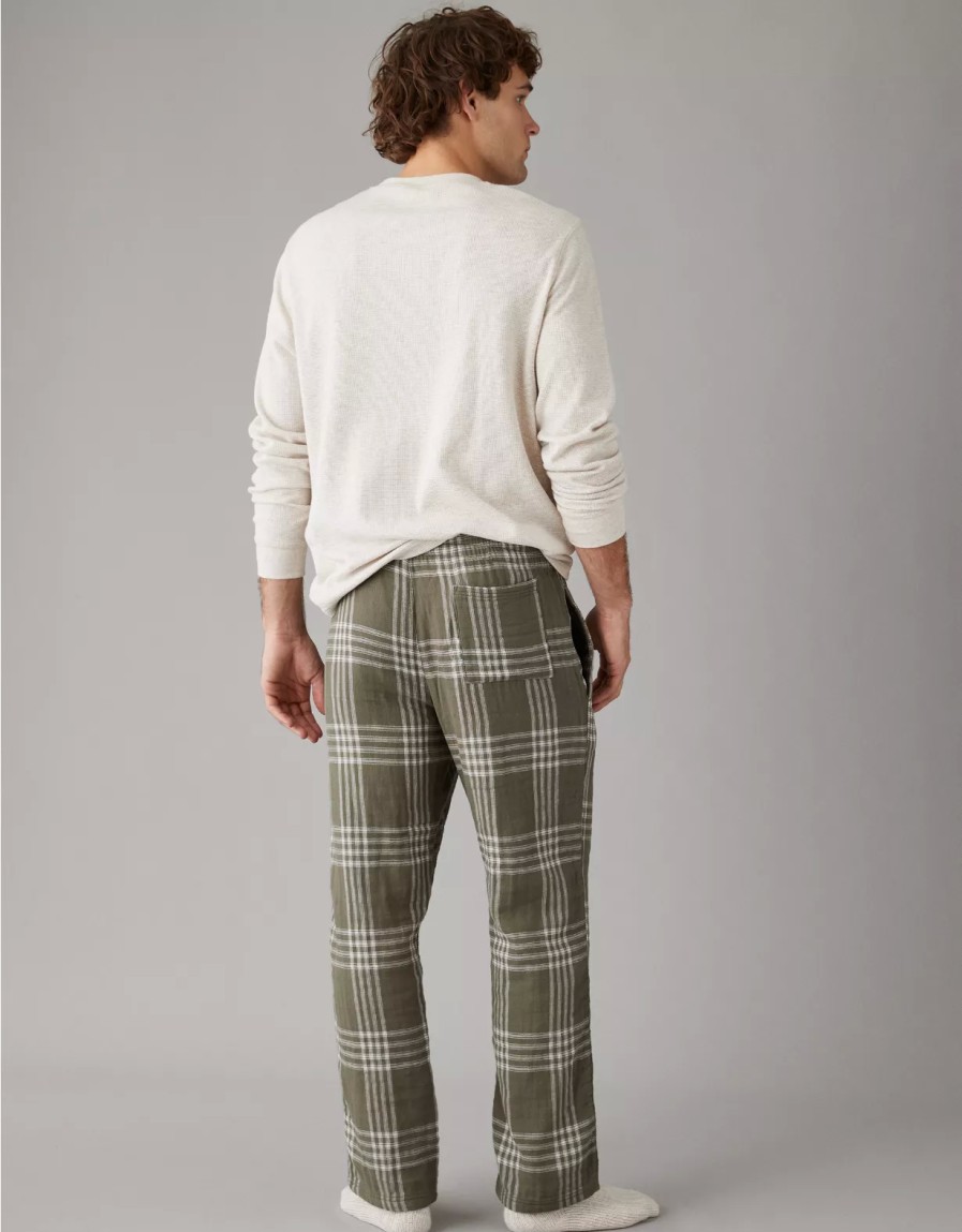 Men American Eagle | Ae Flannel Pj Pant