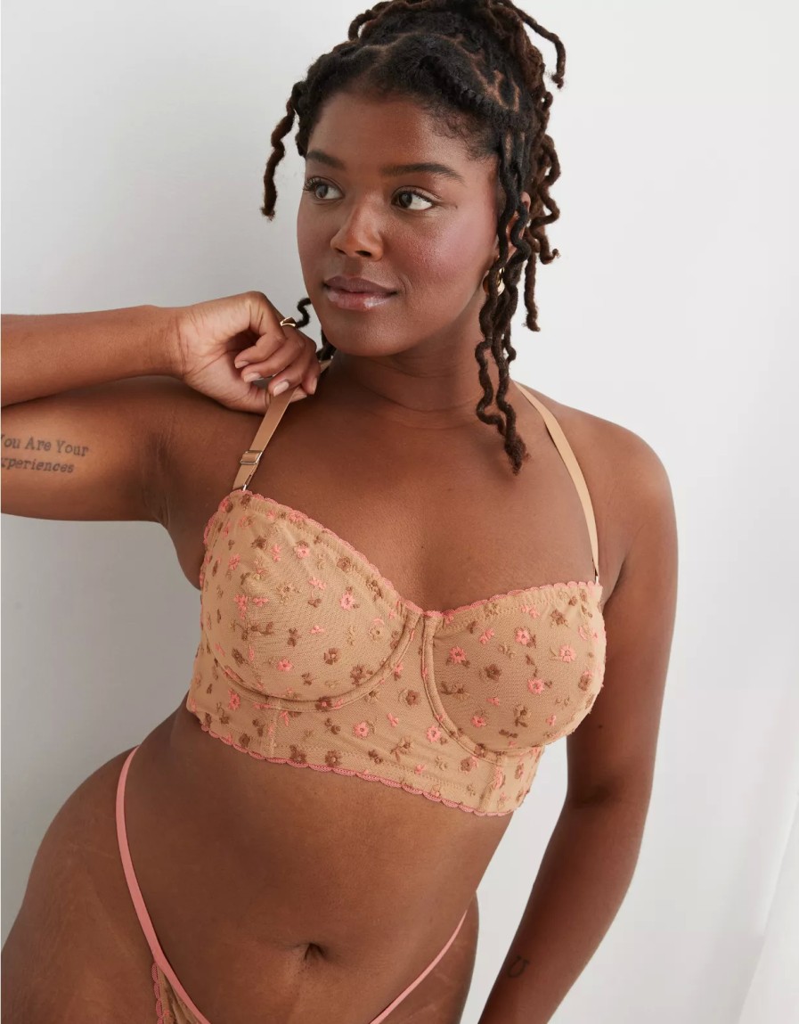 Women American Eagle | Show Off Embroidery Unlined Bra