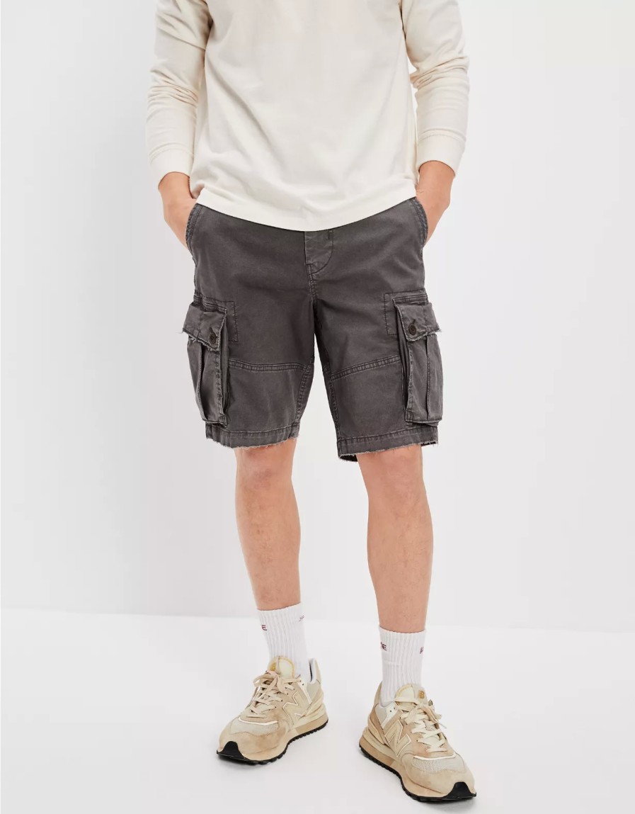 Men American Eagle | Ae Flex 10" Lived-In Cargo Short