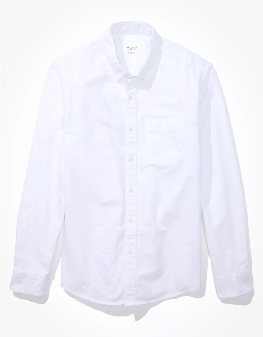 Men American Eagle | Ae Everyday Oxford Button-Up Shirt