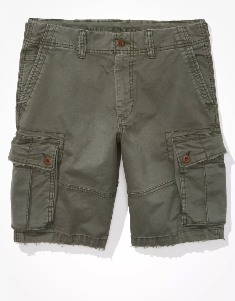 Men American Eagle | Ae Flex 10" Lived-In Cargo Short