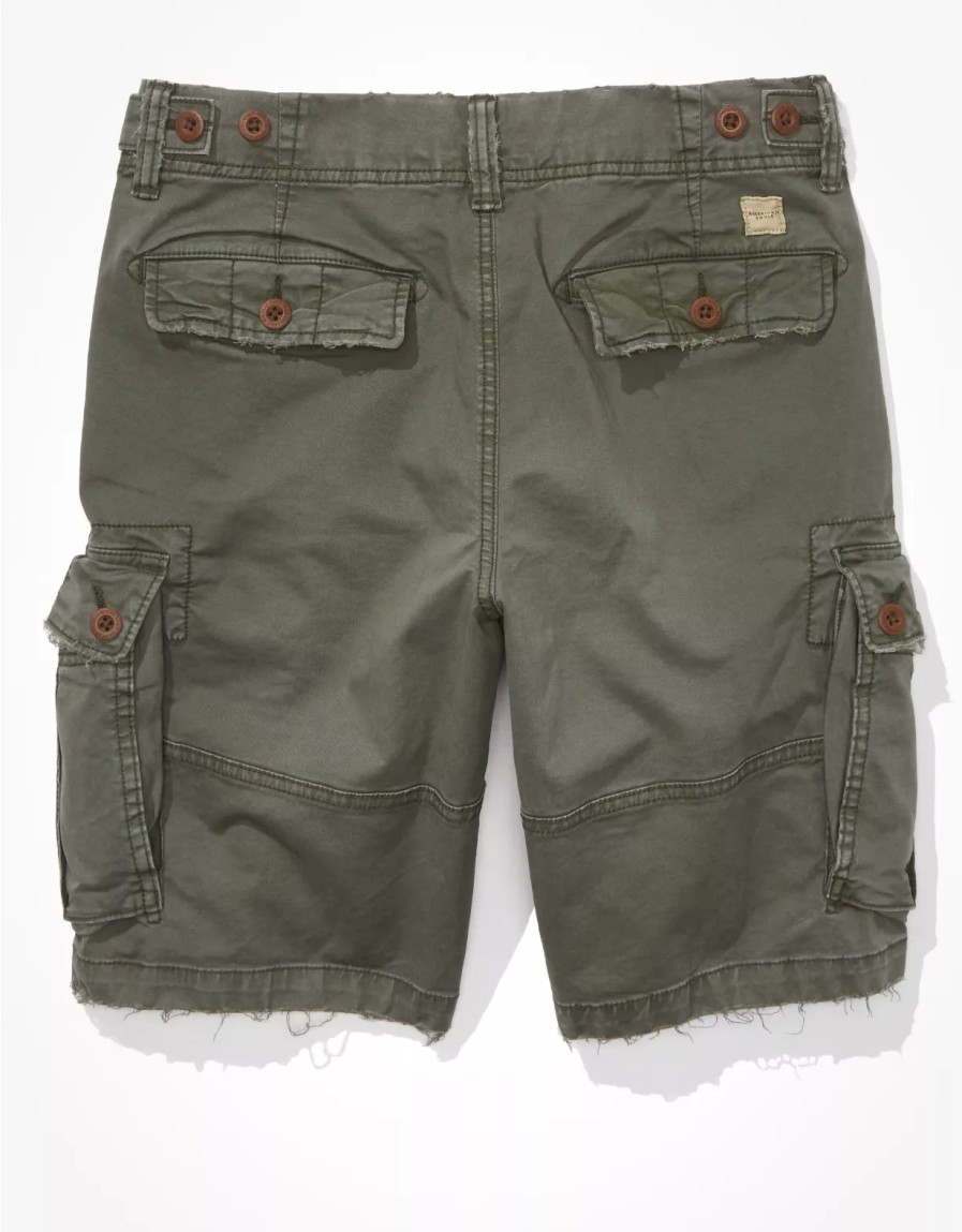 Men American Eagle | Ae Flex 10" Lived-In Cargo Short