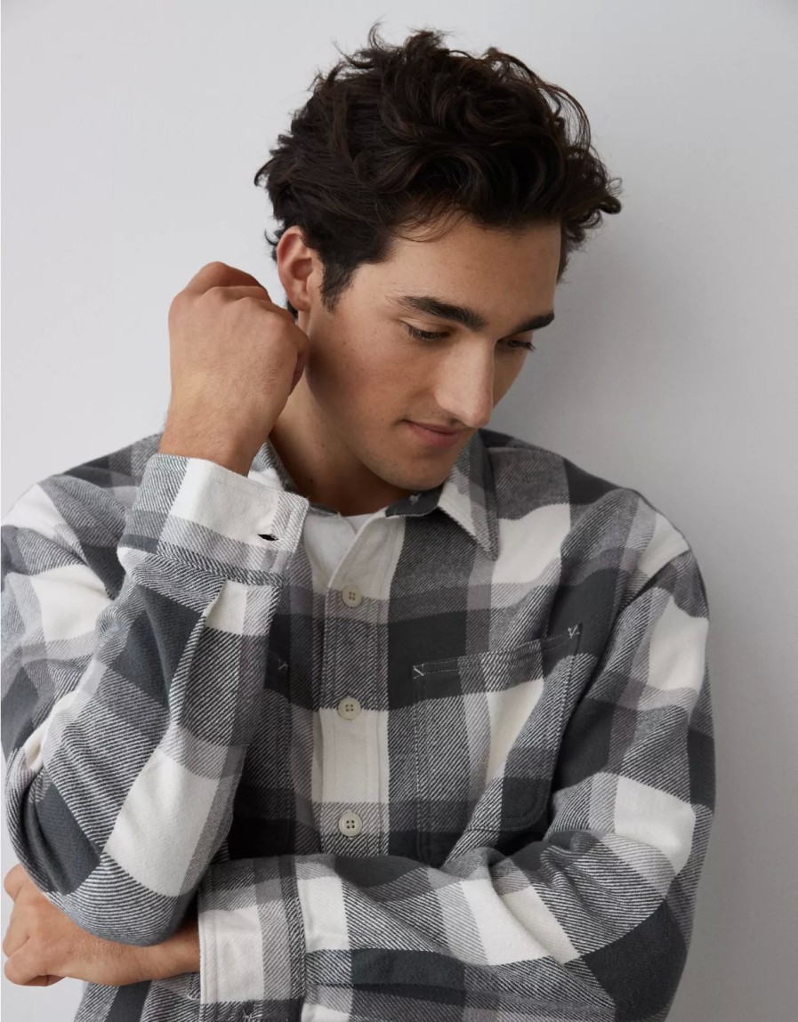 Men American Eagle | Ae Flannel Shirt