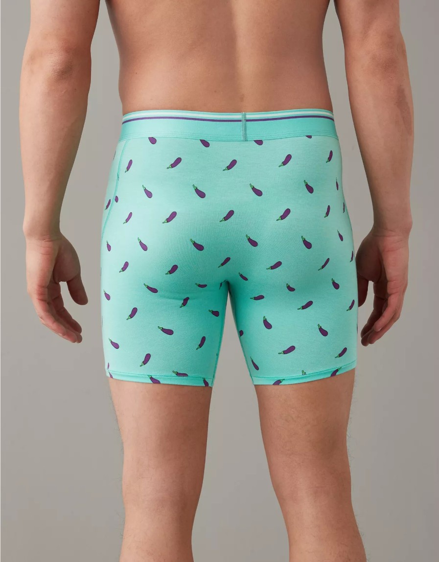 Men American Eagle | Aeo Eggplants 6" Ultra Soft Boxer Brief