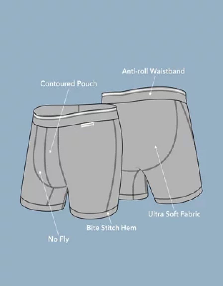 Men American Eagle | Aeo 6" Ultra Soft Boxer Brief 3-Pack