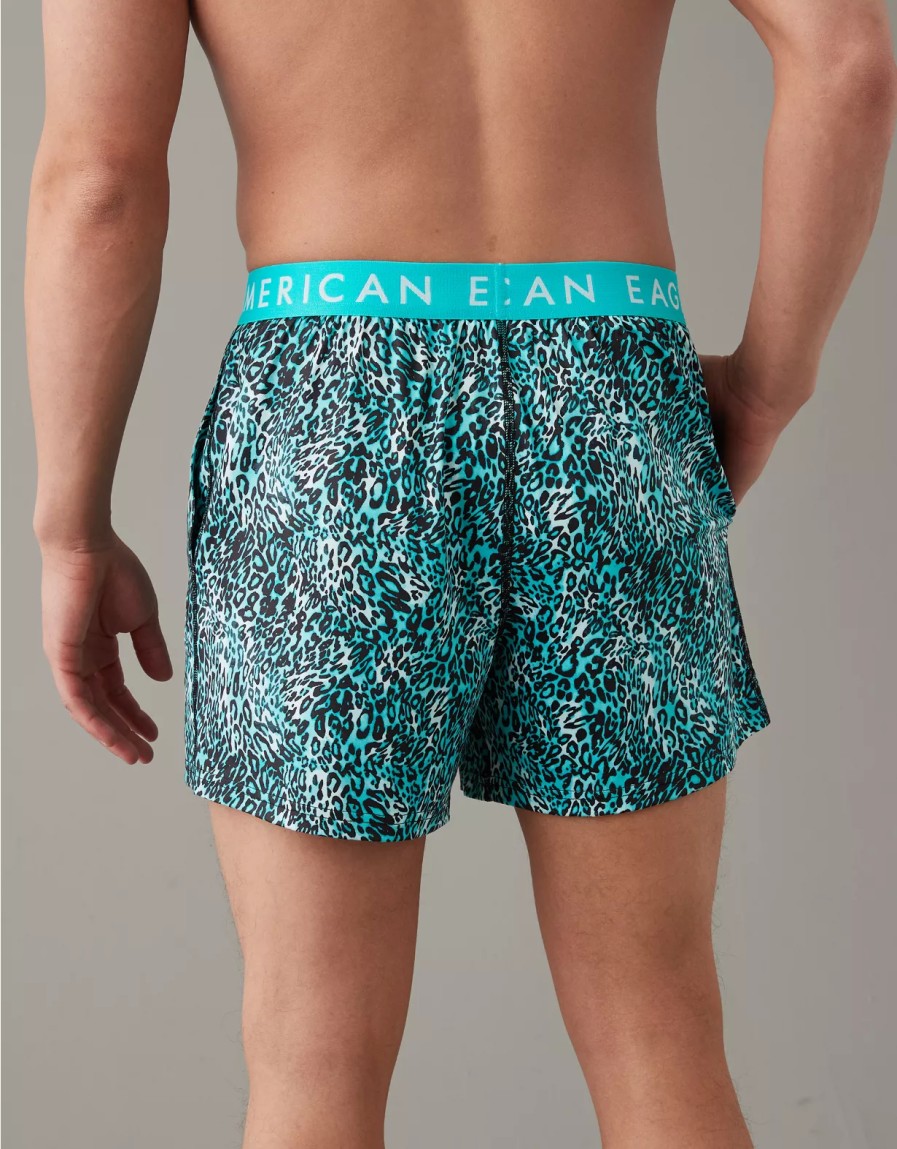 Men American Eagle | Aeo Cheetah Ultra Soft Pocket Boxer Short