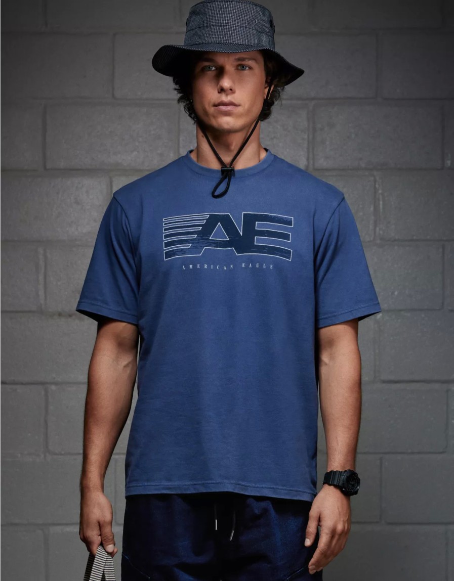 Men American Eagle | Ae 24/7 Graphic T-Shirt