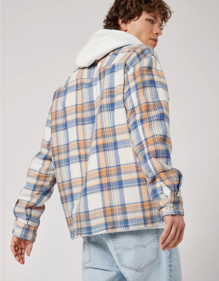 Men American Eagle | Ae 24/7 Flannel Shirt