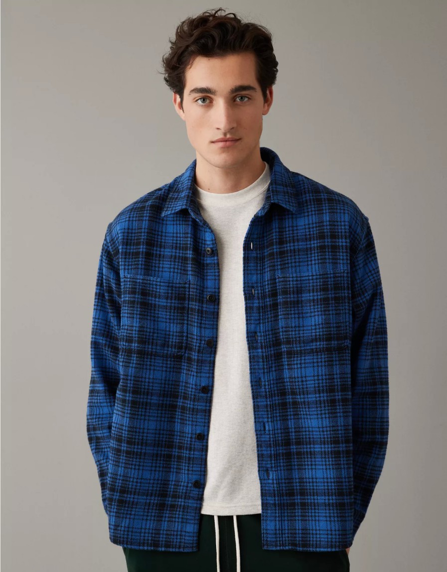 Men American Eagle | Ae Flannel Shirt