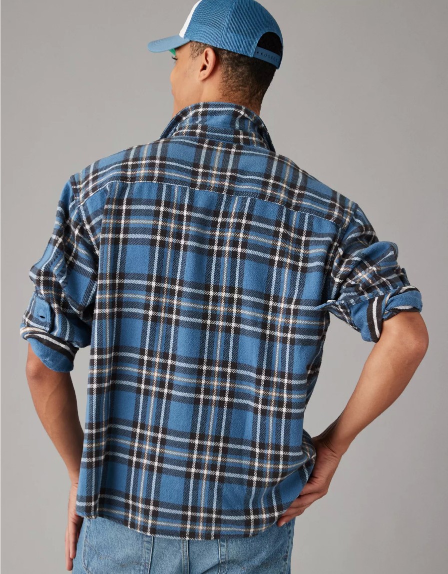 Men American Eagle | Ae Flannel Shirt