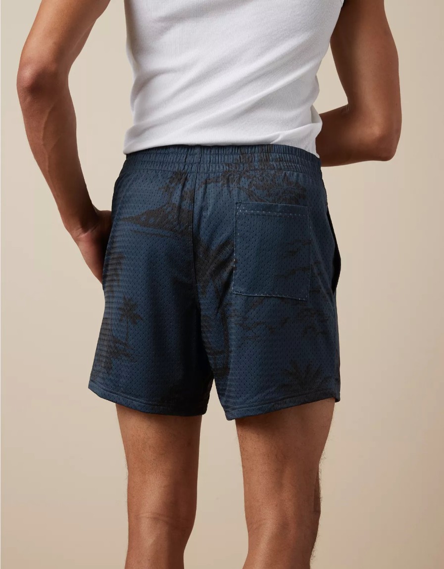 Men American Eagle | Ae 6" Mesh Lounge Short