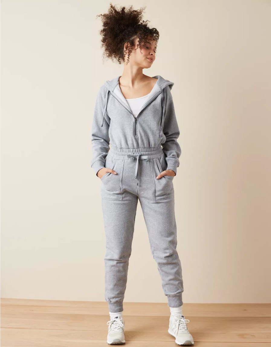 Women American Eagle | Ae Fleece Jumpsuit