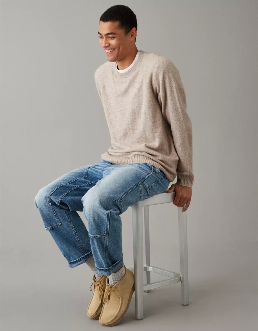 Men American Eagle | Ae Crewneck Sweater