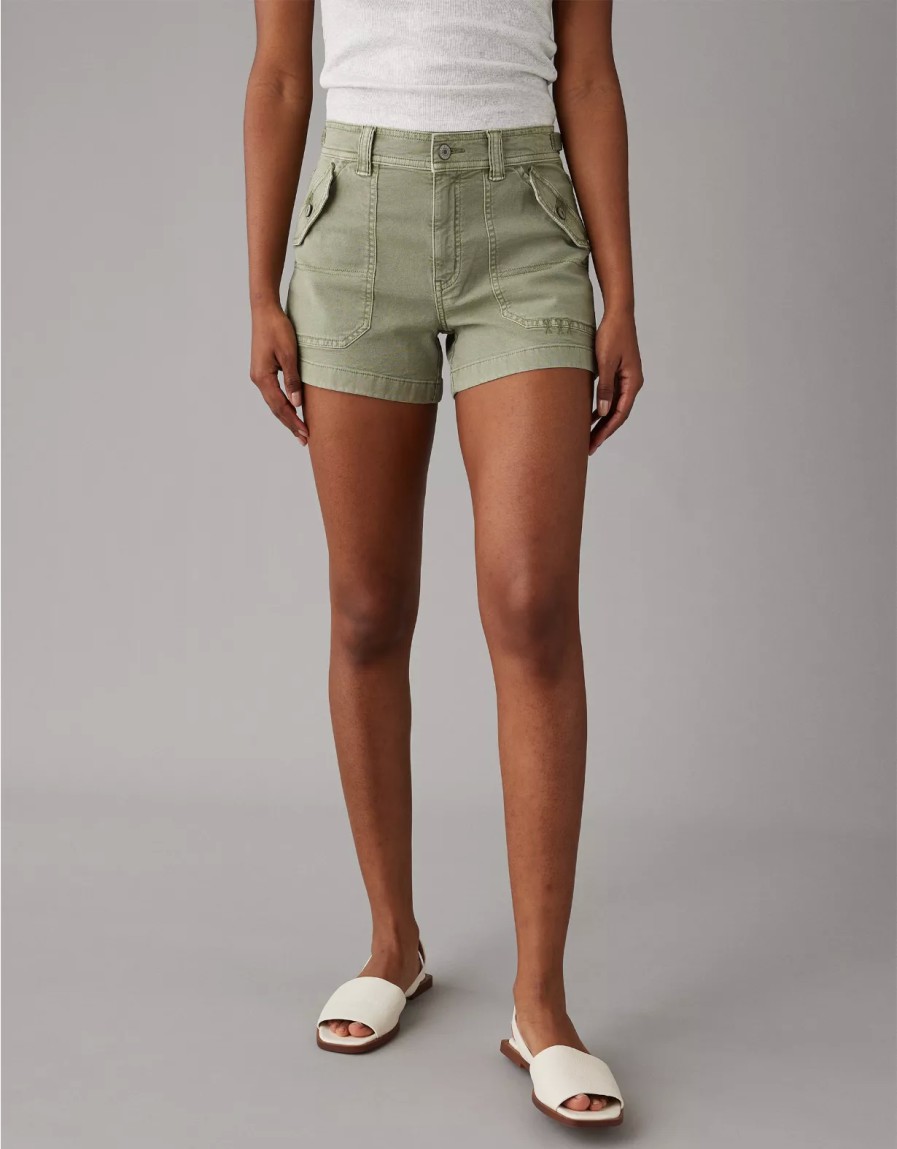 Women American Eagle | Ae Stretch 4" Perfect Short