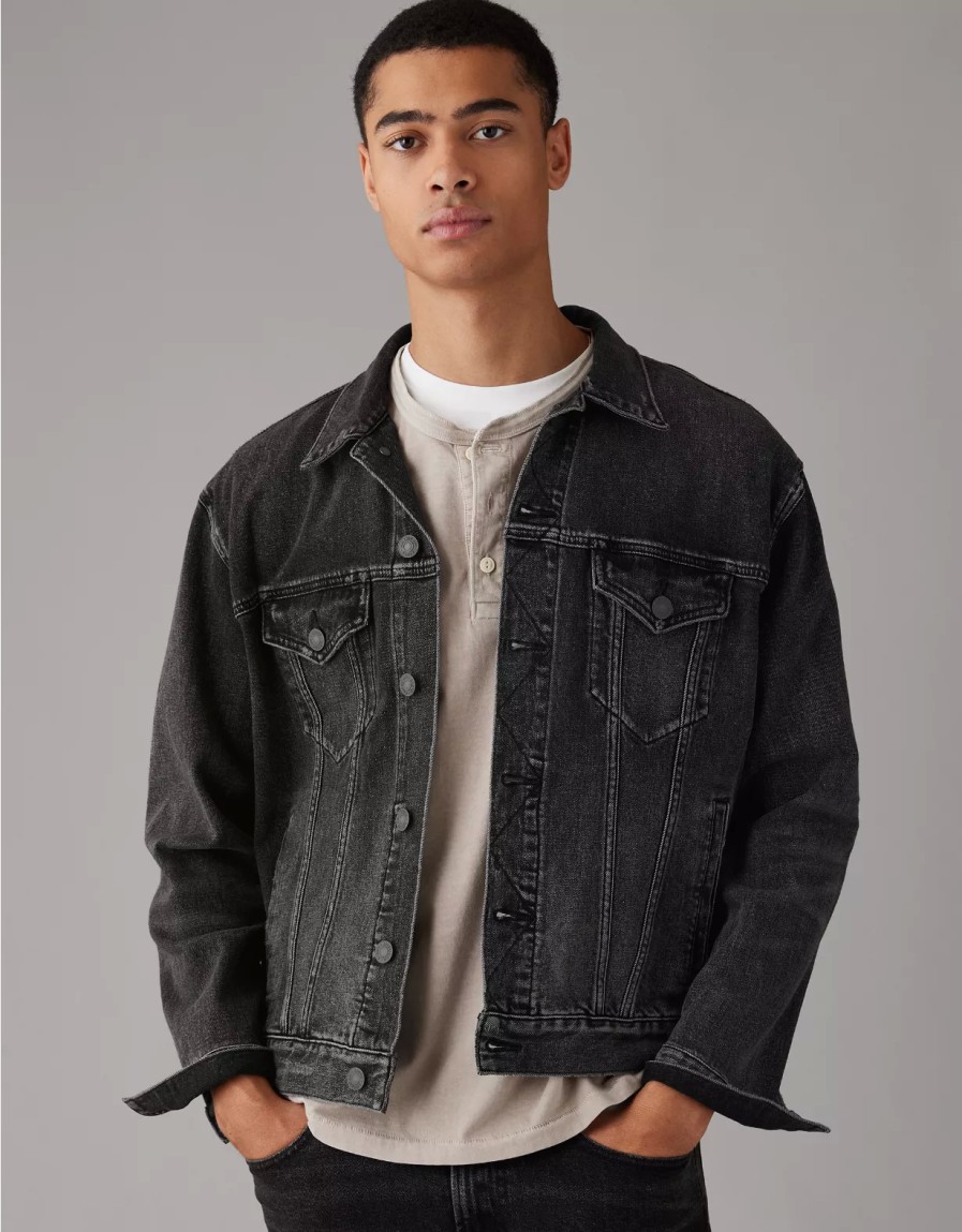 Men American Eagle | Ae Denim Trucker Jacket