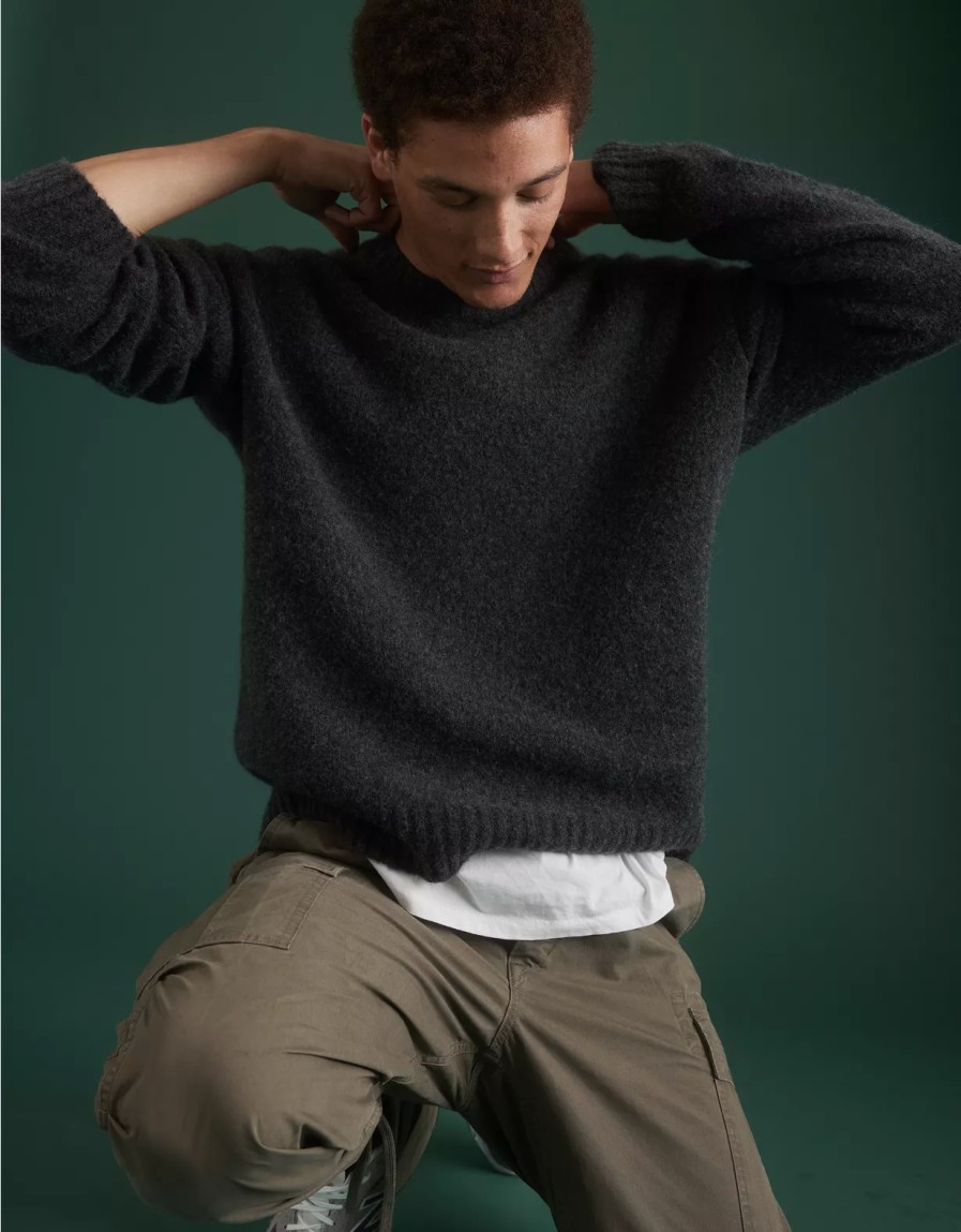 Men American Eagle | Ae77 Premium Alpaca-Blend Sweater