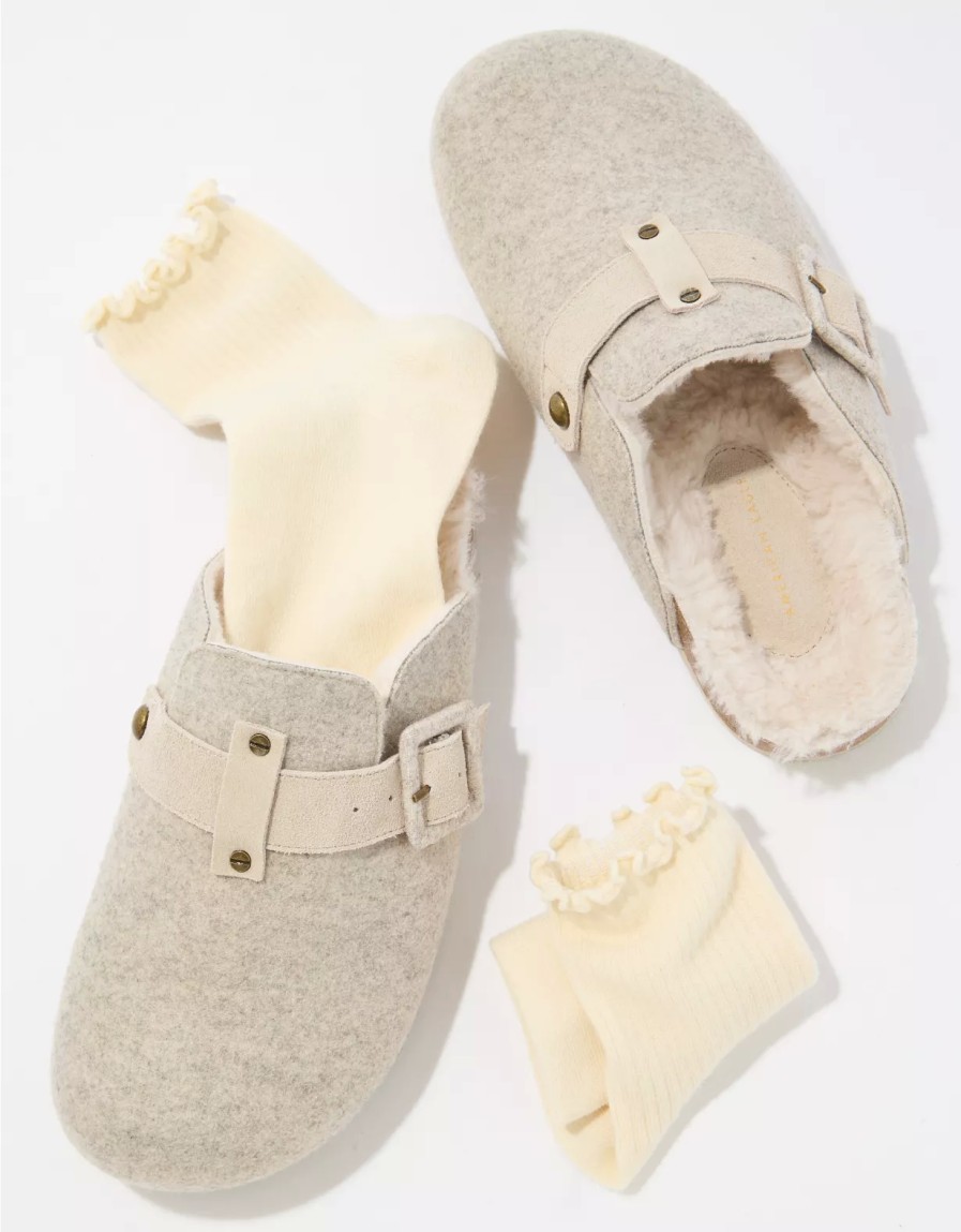 Women American Eagle | Ae Felt Clog