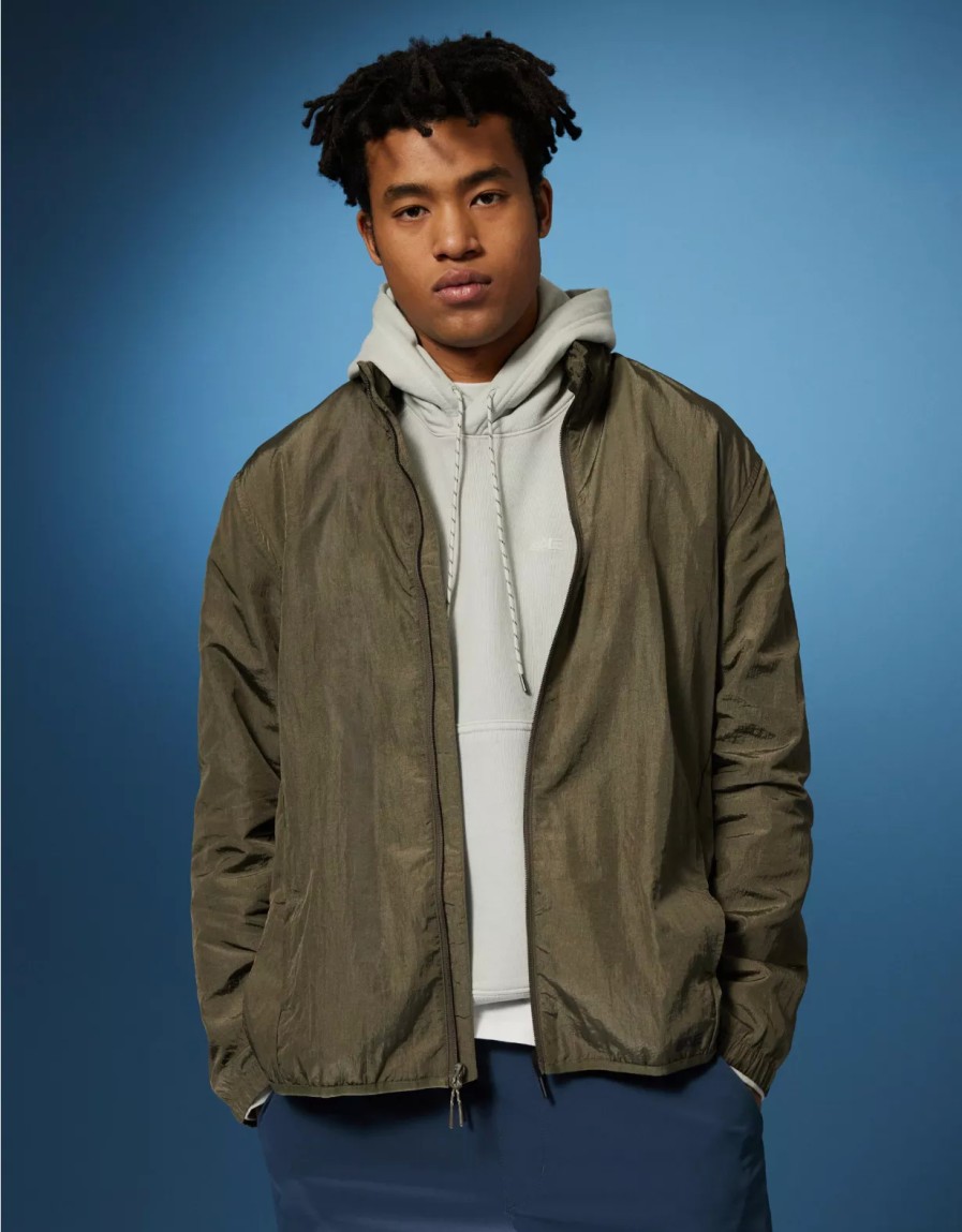 Men American Eagle | Ae 24/7 Windbreaker Jacket