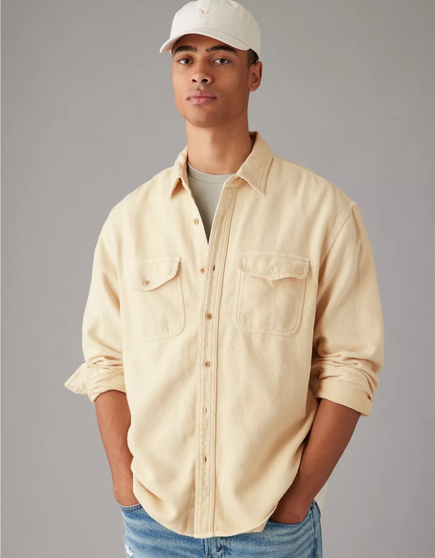 Men American Eagle | Ae Flannel Shirt